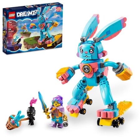 Lego Dreamzzz Izzie and Bunchu Bunny Building Set, Multicolored, 259 pc 71453